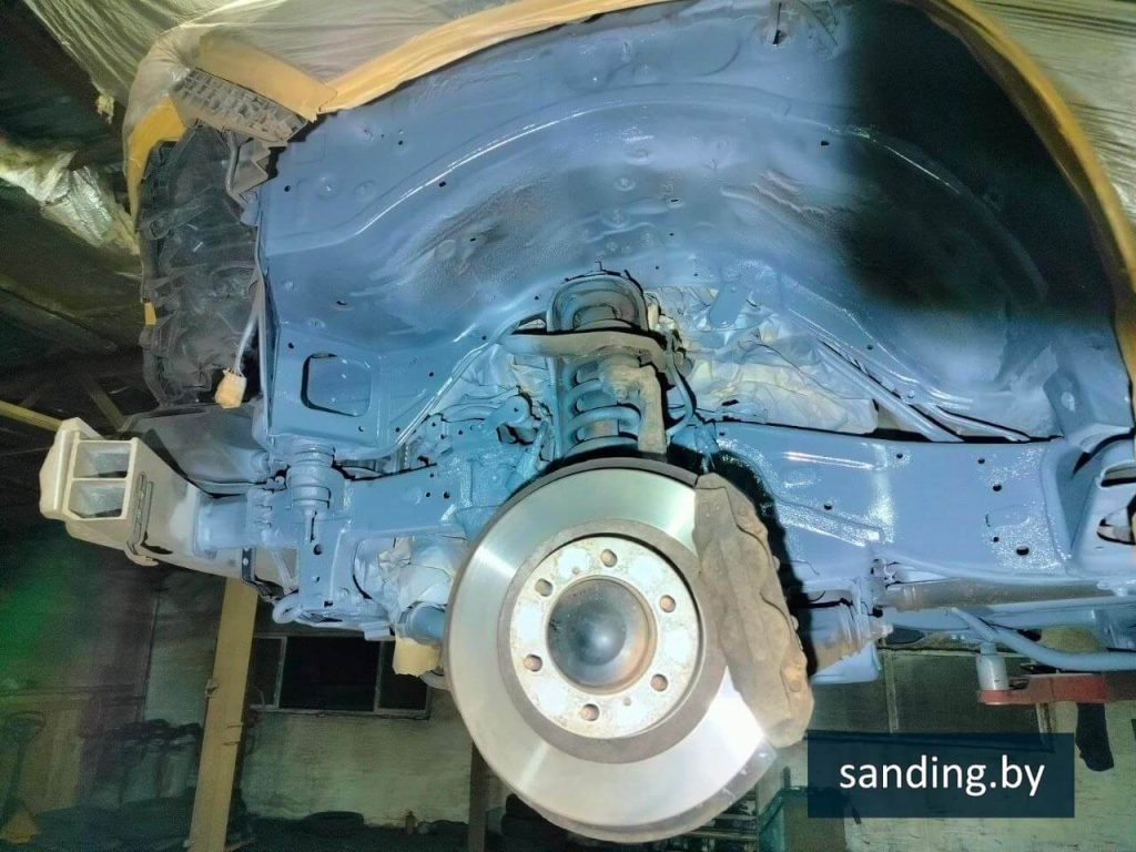 Пескоструйная обработка автомобиля